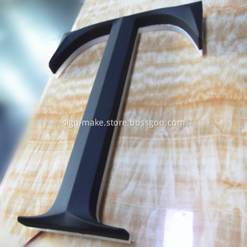 LED Back Lit 3D Prismatic Letters Sign